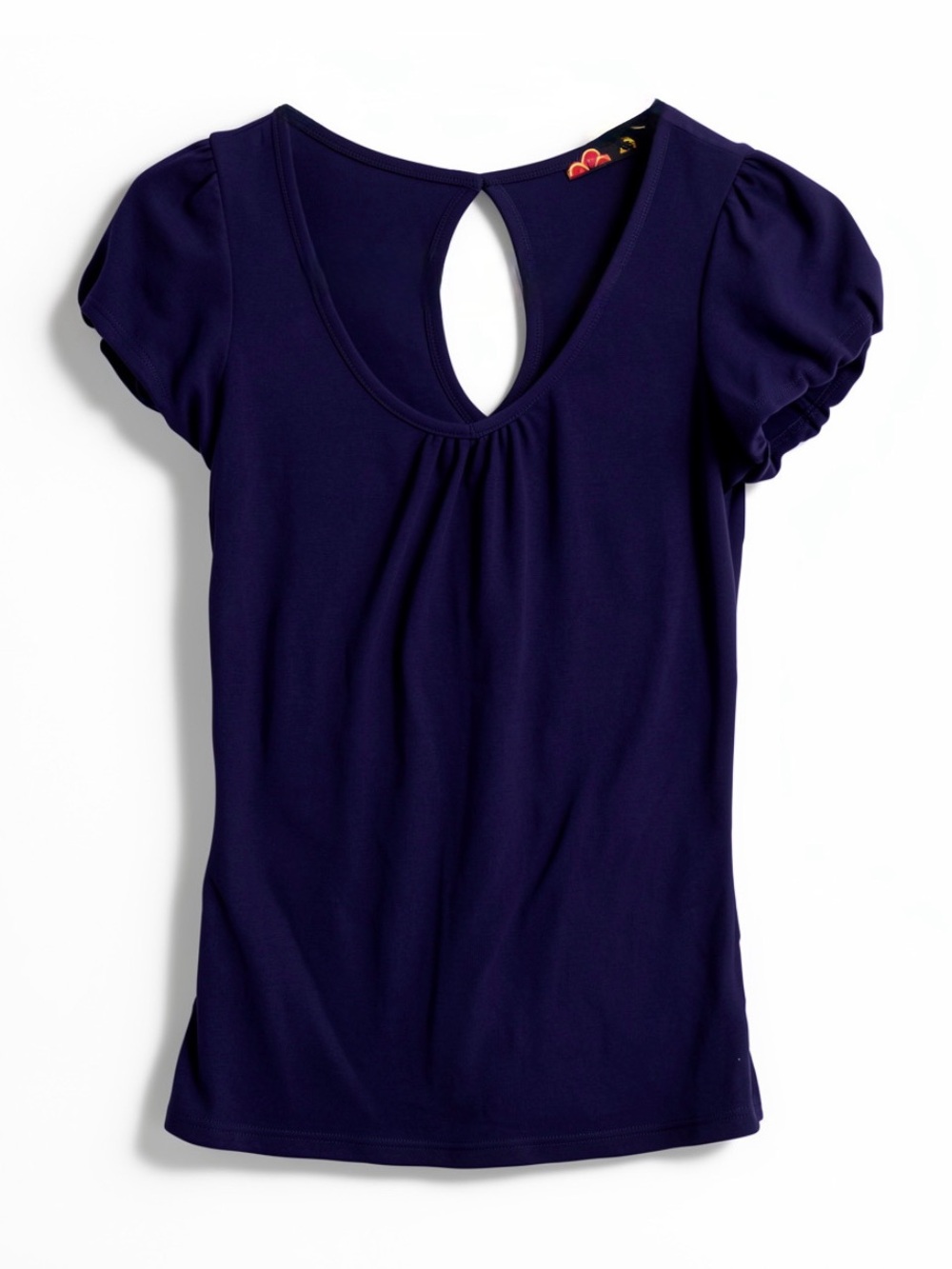 Pretty Purple Bubble Sleeve with Cutout Back Size Small Forever 21